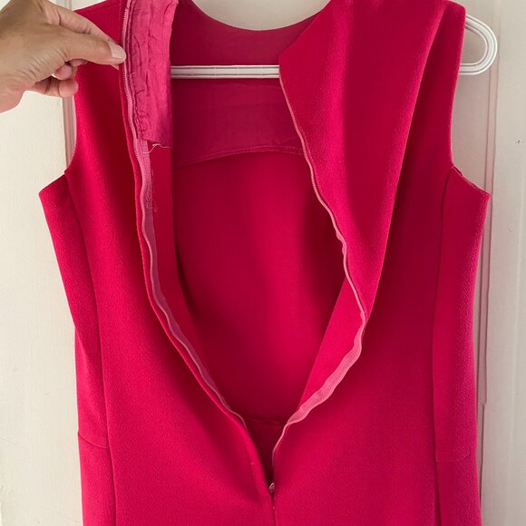 1960s Vintage Hot Pink Doris Day Mini Dress - Picture 4 of 5